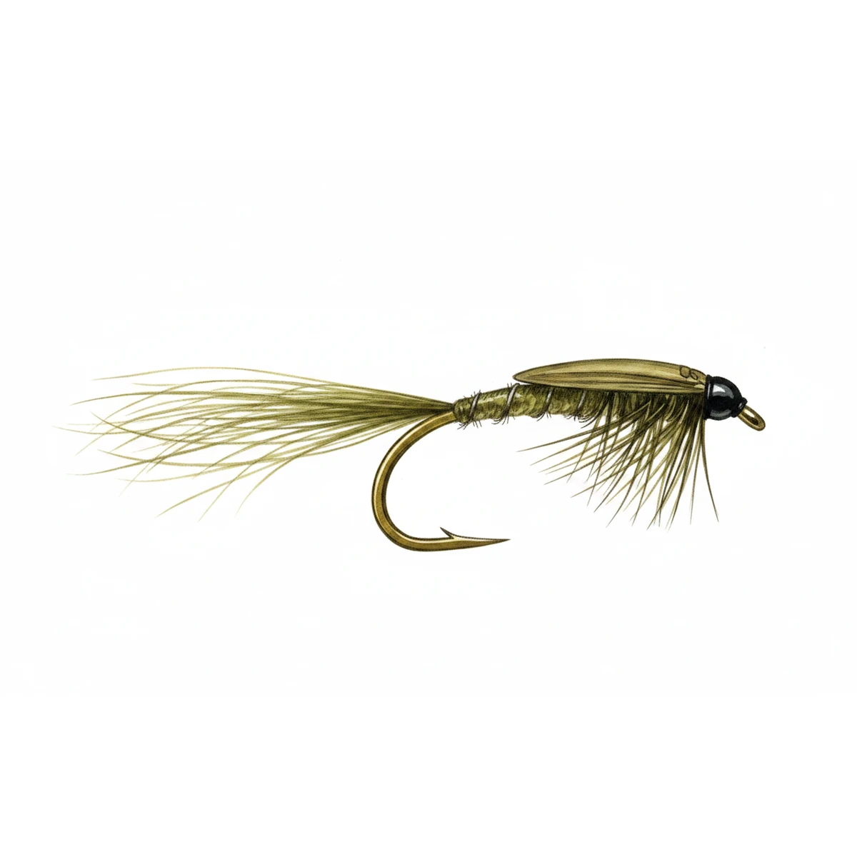 Damsel Nymph — house-style illustration