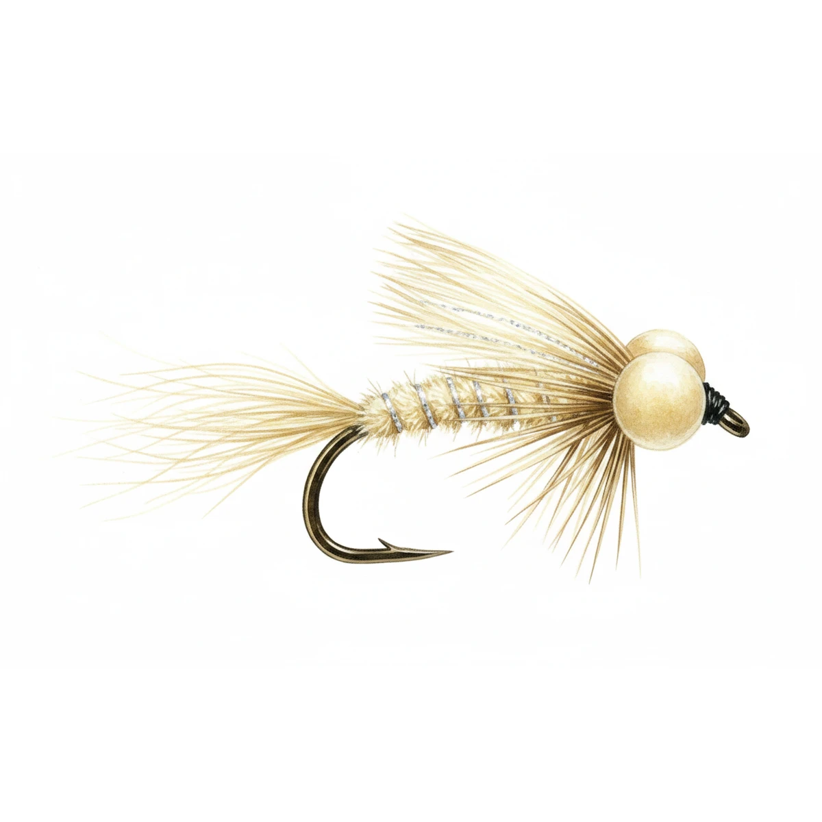 Mayfly Booby — house-style illustration