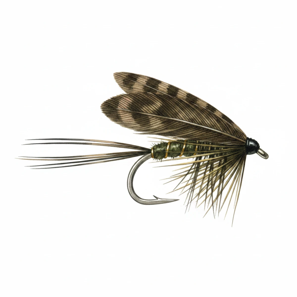 Sooty Dabbler — house-style illustration